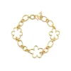 3 Flowers Chain Bracelet