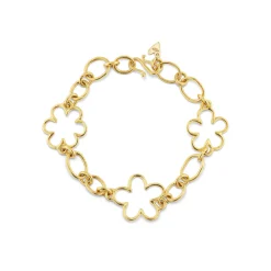 3 Flowers Chain Bracelet