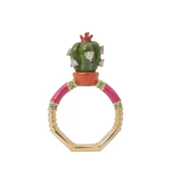 Adventures of the Cactus Ring in Yellow Gold