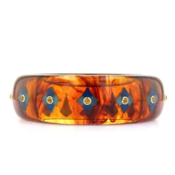Bakelite Bangle with Citrine