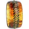 Bakelite Bangle with Citrine, Tsavorite Garnet, Peridot and Smoky Quartz
