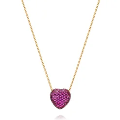 Bella Pink Sapphire Necklace