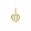 Citrine Mini Split Heart Charm