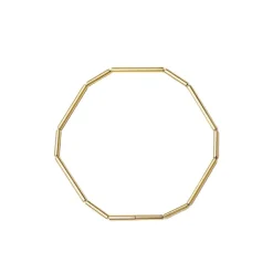 Construction Line Bracelet in Yellow Gold
