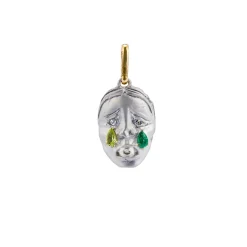 Cry Baby Mask Emerald Charm