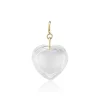 Crystal Cut Heart Charm