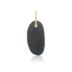 Curaçao Pebble Pendant No. 5 in Yellow Gold