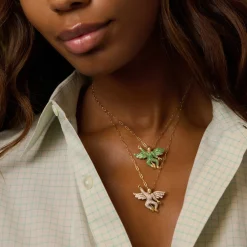 Diamond Flying Monkey Charm