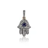 Diamond Hamsa Charm
