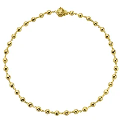 Disco Ball Chain Bracelet in Yellow Gold