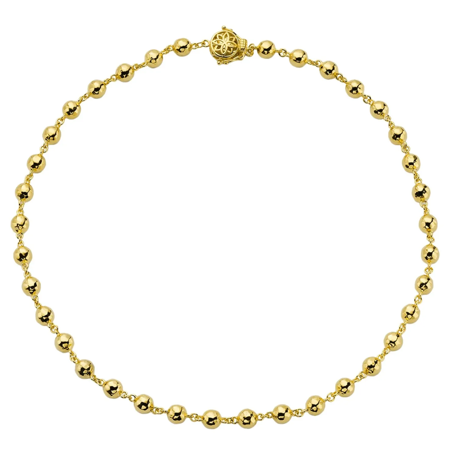 Disco Ball Chain Bracelet in Yellow Gold