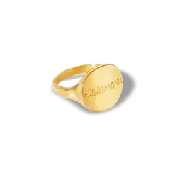 Eudaimonia Happiness Ring in Yellow Gold