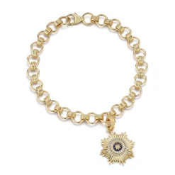 Everett Link Bracelet in Yellow Gold