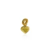 Fancy Color Heart Diamond in Bezel Charm