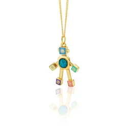 Galaxy Heart Mini Opal Robot Charm