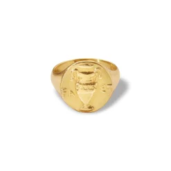 Greek Pothos Ring in Yellow Gold