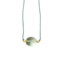 Green Amethyst Chota Cord Necklace