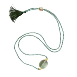 Green Amethyst Chota Cord Necklace