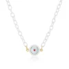 IN LOVE White Silk Carpe Diem Necklace