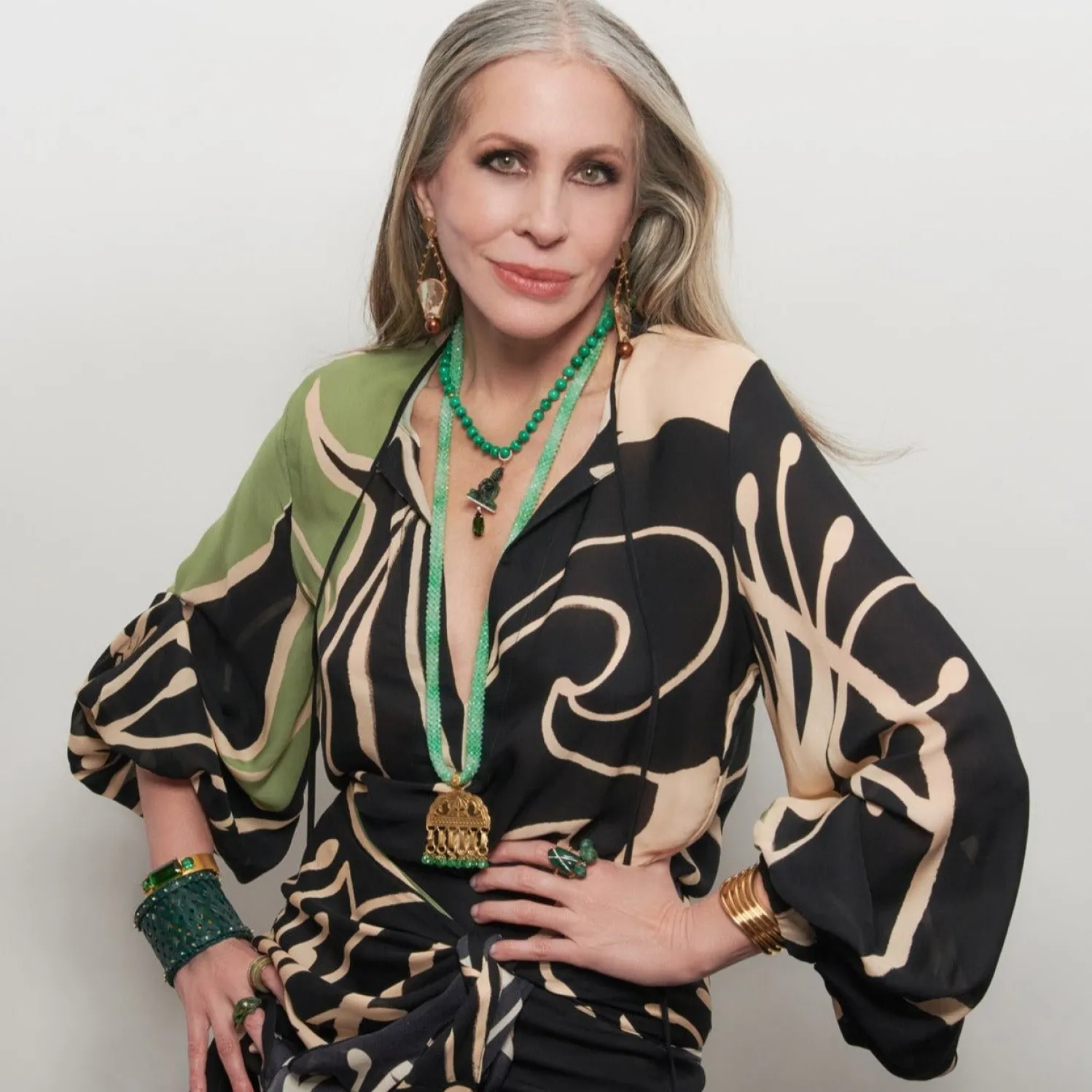 La Ola Wave Cuff in Yellow Gold