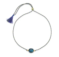Labradorite Chota Cord Necklace