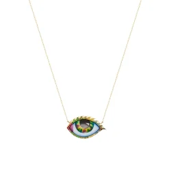 Le Grand Psychedelic Diamond Necklace in Yellow Gold