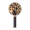 Leopard Marquetry Hand Mirror