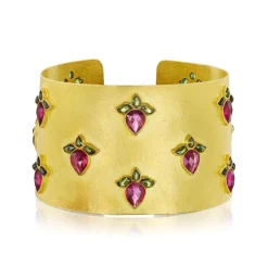Lotus Cuff Bracelet