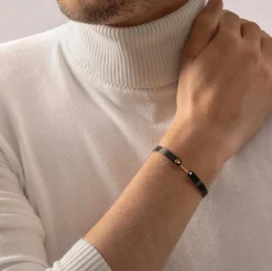 Midnight in Manhattan GM bangle in Titanium