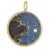 Night Sky Miniature Painting Pendant