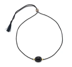 Onyx Chota Cord Necklace