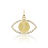 Ora Gold Silk Diamond Eye Charm