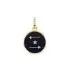Ora Midnight Talisman Charm with Aventurine in Yellow Gold