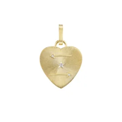 Ora Silk Heart Charm