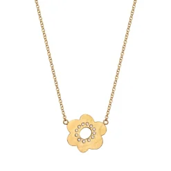 Small Daisy Diamond Necklace