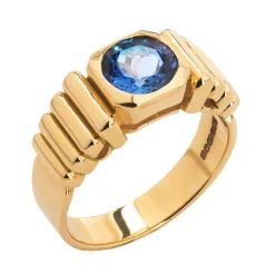 Tanzanite Inca Signet Ring