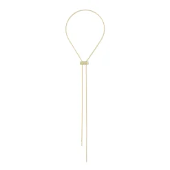 Tsavorite Pavé Latch Pendant in Yellow Gold