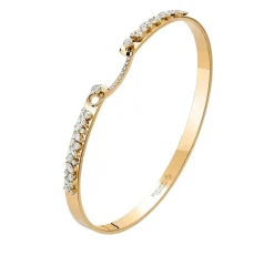 Under the Stars Bangle in Yellow Gold