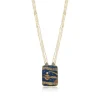 Via Lactea Marquetry Necklace in Yellow Gold