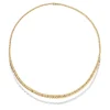 White Diamond Spectrum Revisited Necklace in Yellow Gold